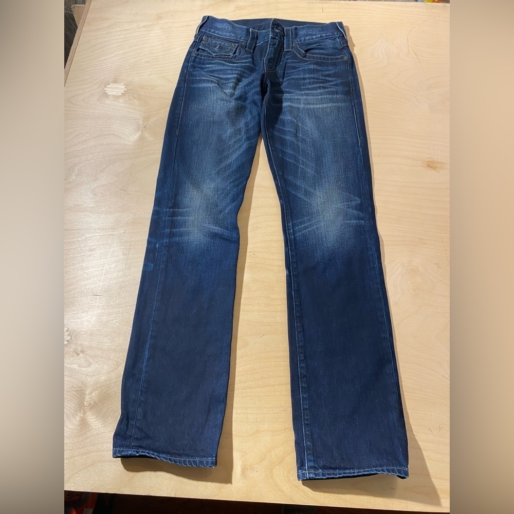 True Religion Ricky Relaxed Straight Jeans size 28 x 33 (LQ)